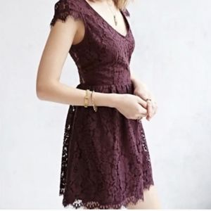 Kimche Blu Urban Outfitters Maroon Dress, Medium